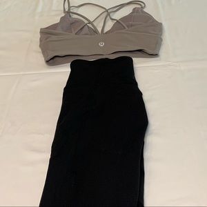 Lululemon black biker shorts